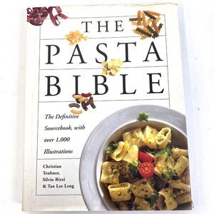 Vintage Book: 1996 THE PASTA BIBLE COOKBOOK Illustrated Large Hardcover